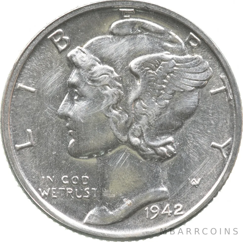 1942 Mercury Dime PROOF a4340