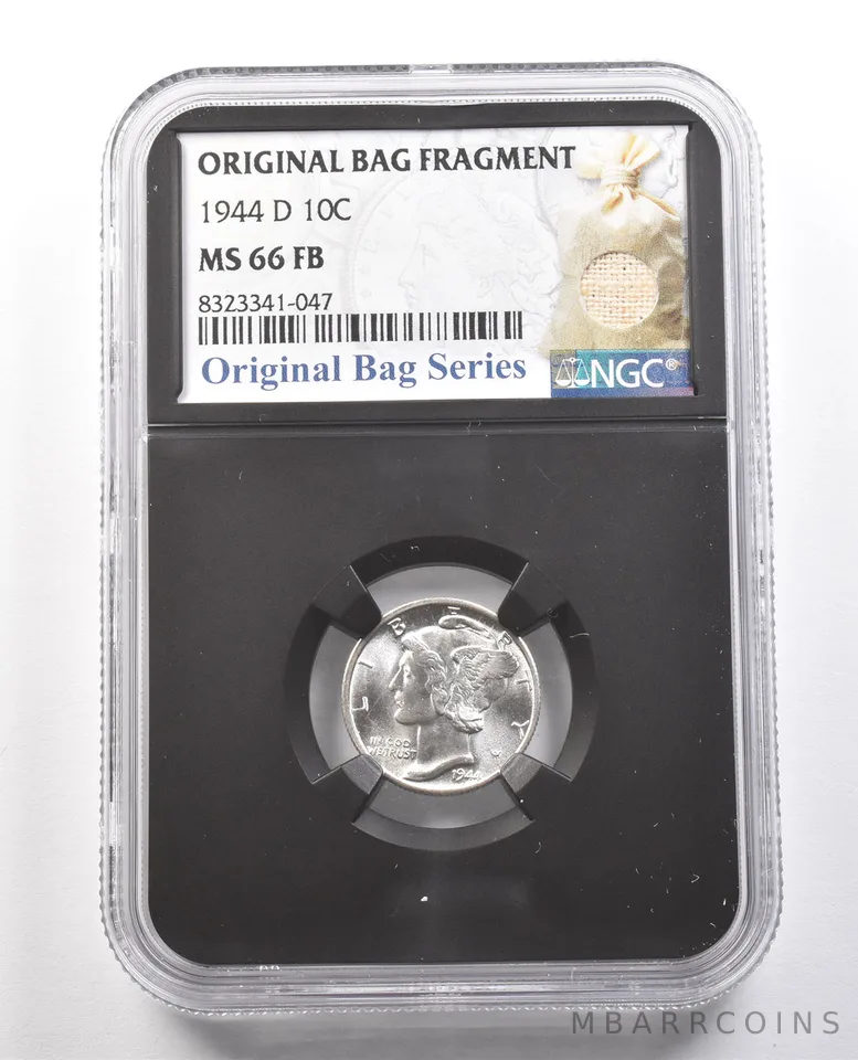 1944-D Mercury Dime Original Bag Fragment MS66 FB NGC *6142