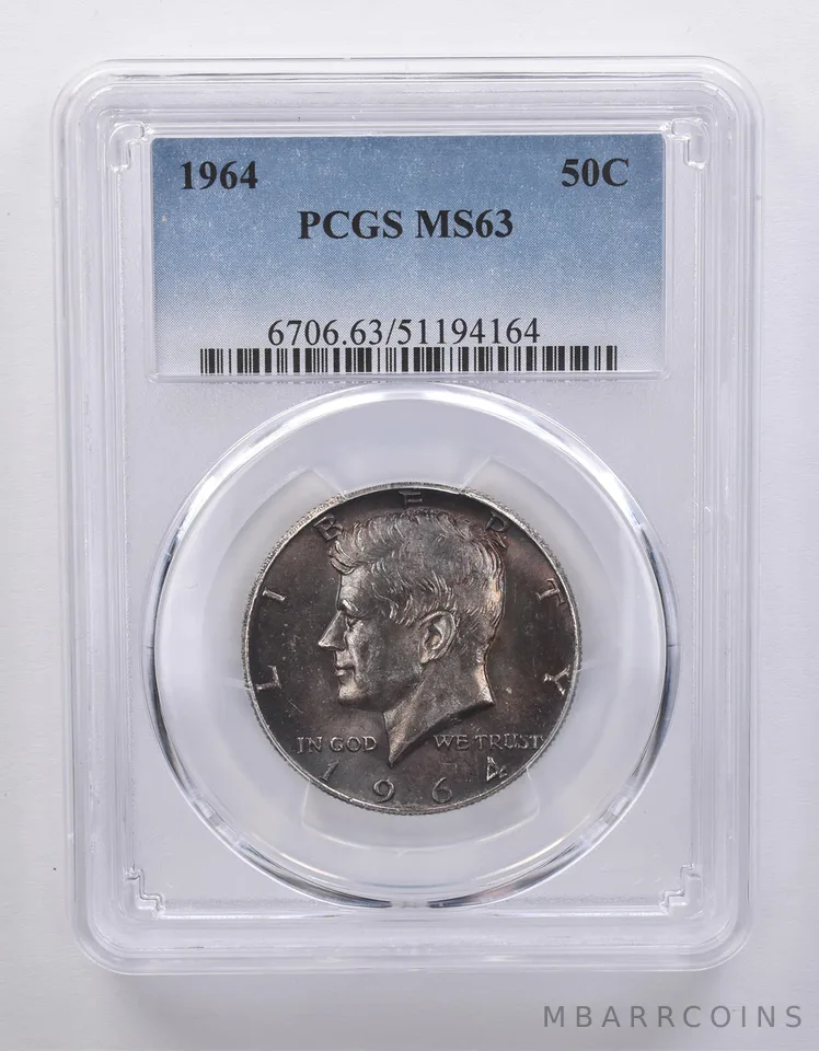 1980-P Kennedy Half Dollar MS63 PCGS Beautiful Tone *7192
