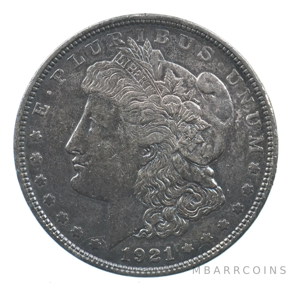 Early - 1921 Morgan Silver Dollar - 90% US Coin *651