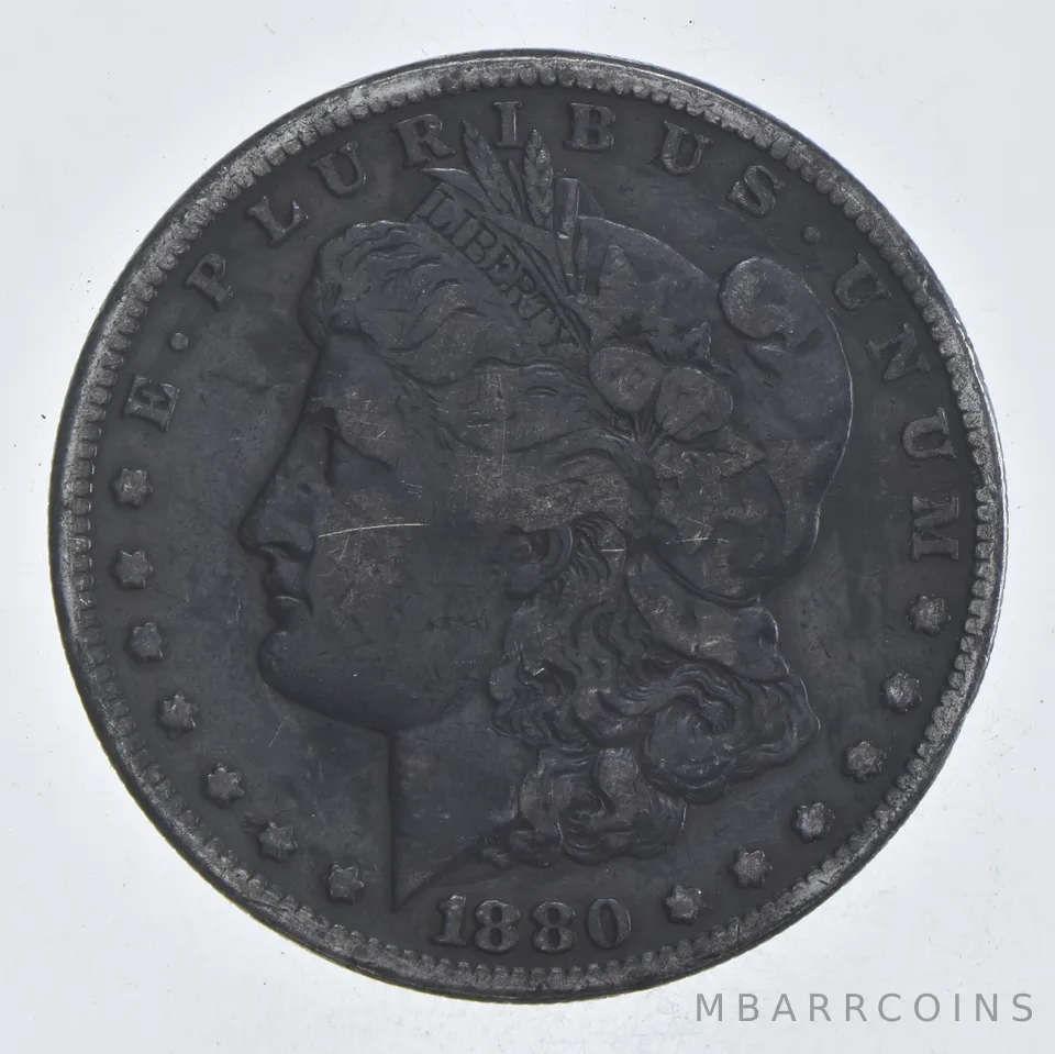Early - 1880-S Morgan Silver Dollar - 90% US Coin *000