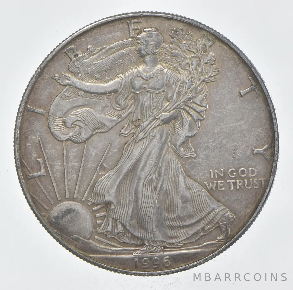 Rarest 1996 American Silver Eagle - Key Date - Rare LOW MINTAGE *335