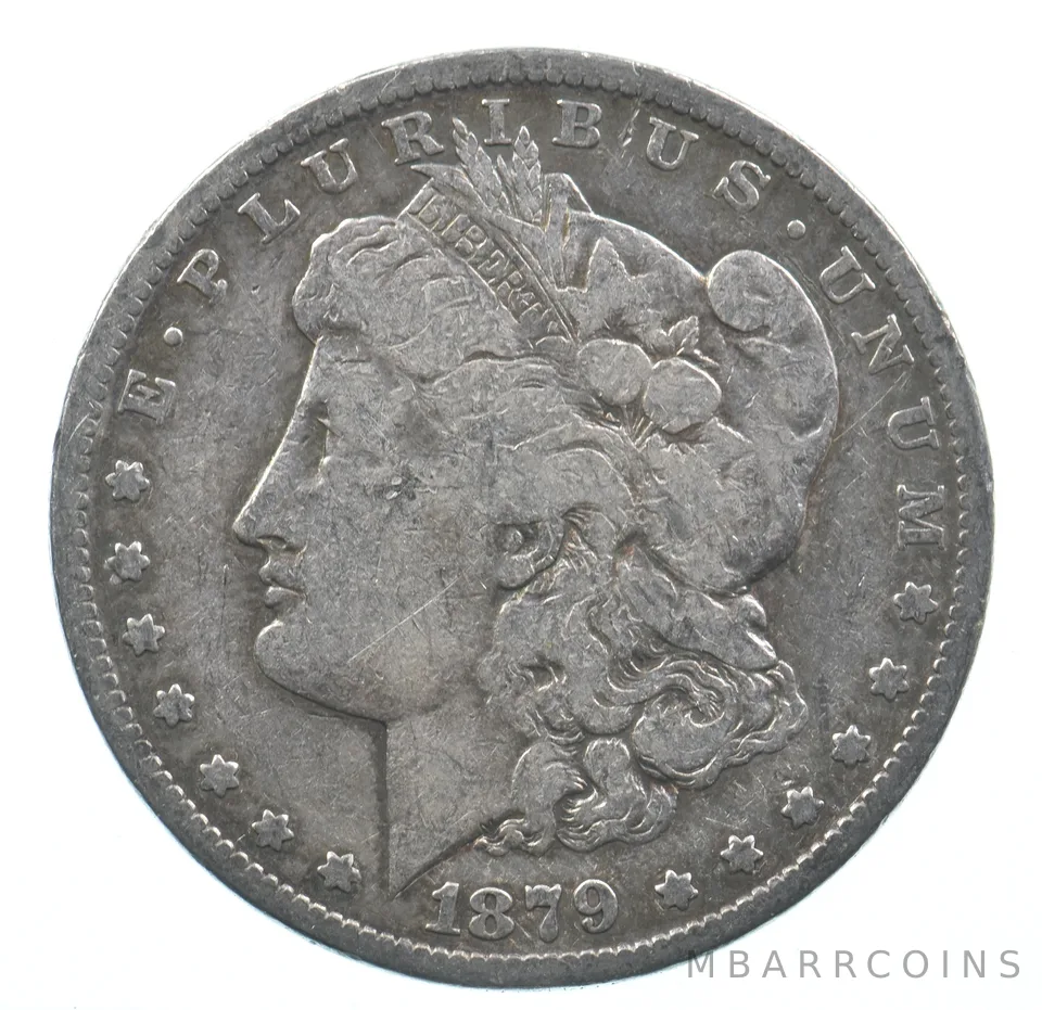 Early - 1879-S Morgan Silver Dollar - 90% US Coin *974