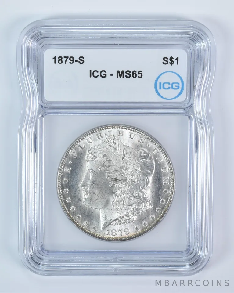 1879-S Morgan Silver Dollar MS65 ICG