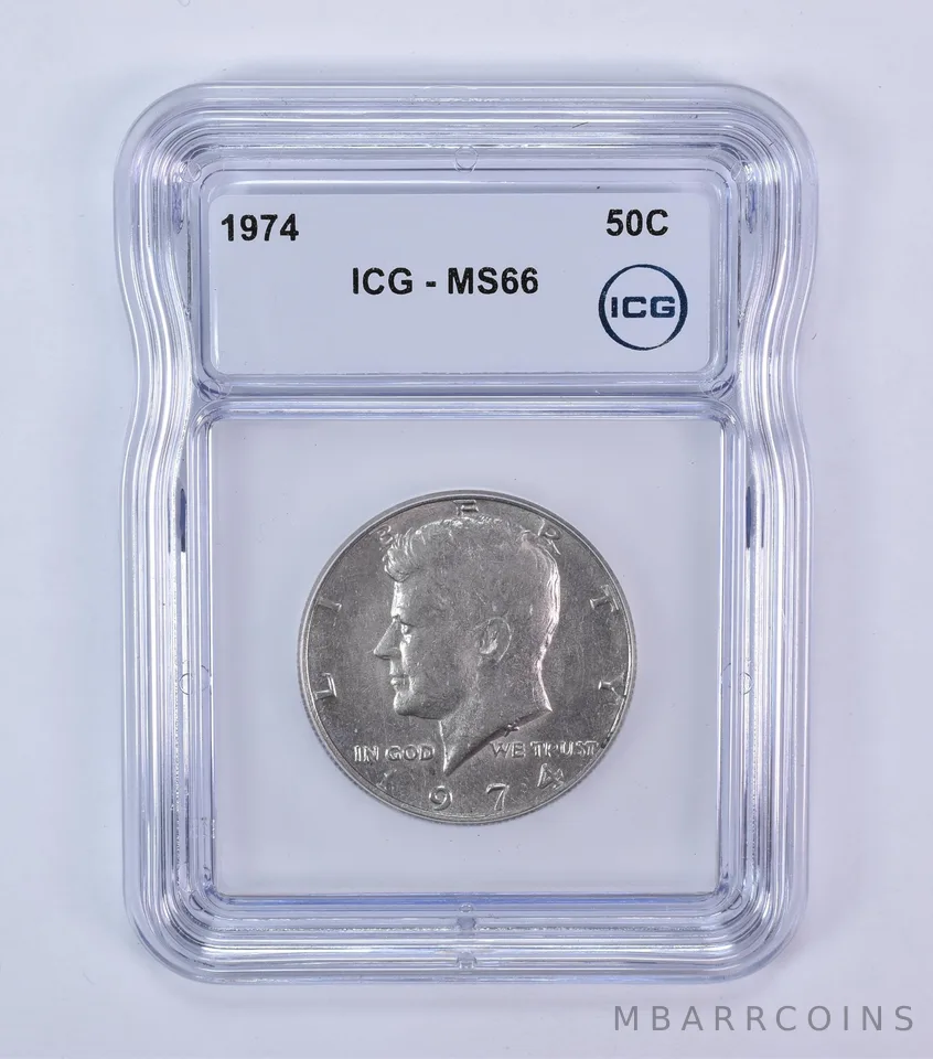 1974 Kennedy Half Dollar MS66 ICG