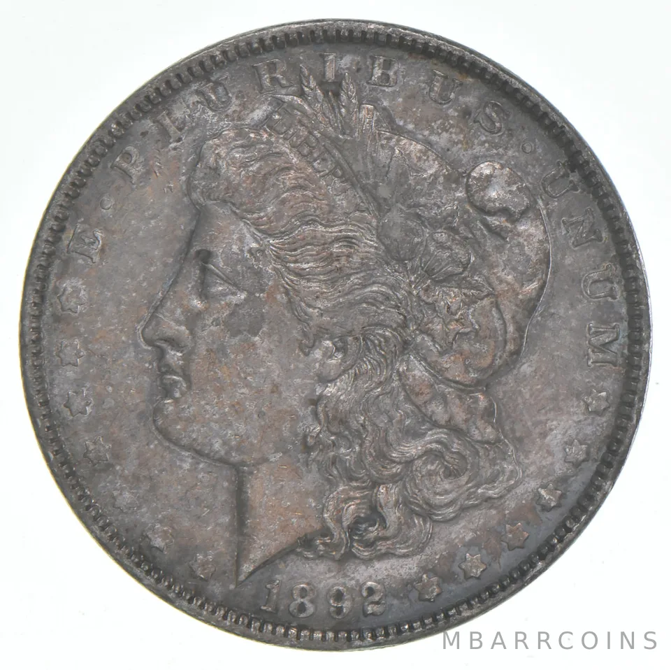 1892 Morgan Silver Dollar a1769