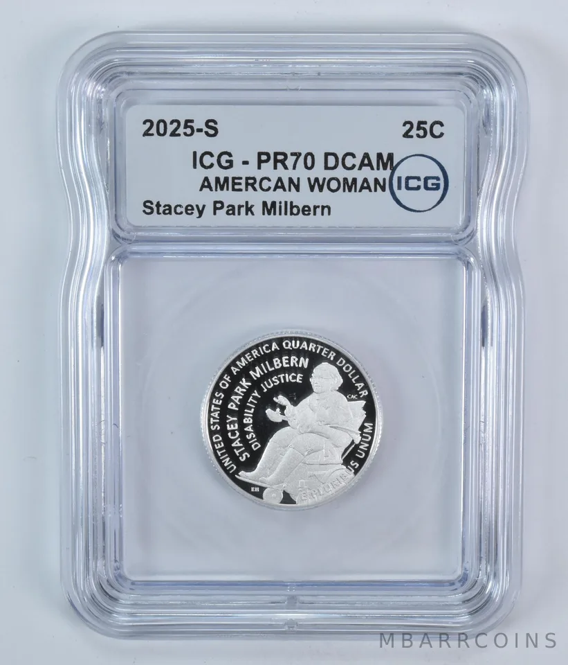 2025-S American Women Quarter Stacey Park Milbern Silver PR70 DCAM ICG