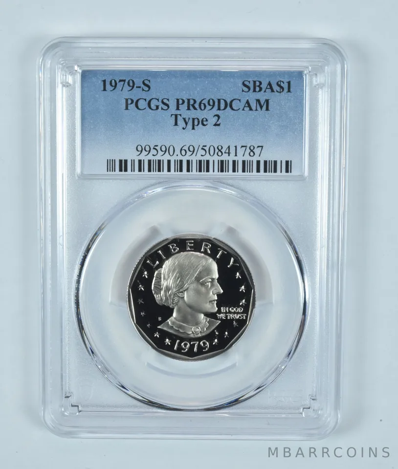 1979-S Susan B Anthony $1 Type 2 PR69 DCAM PCGS