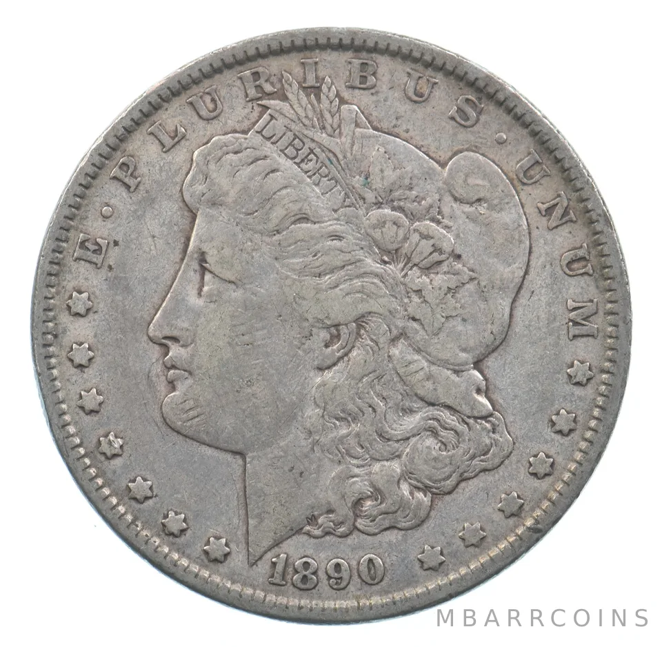Early - 1890 Morgan Silver Dollar - 90% US Coin *452