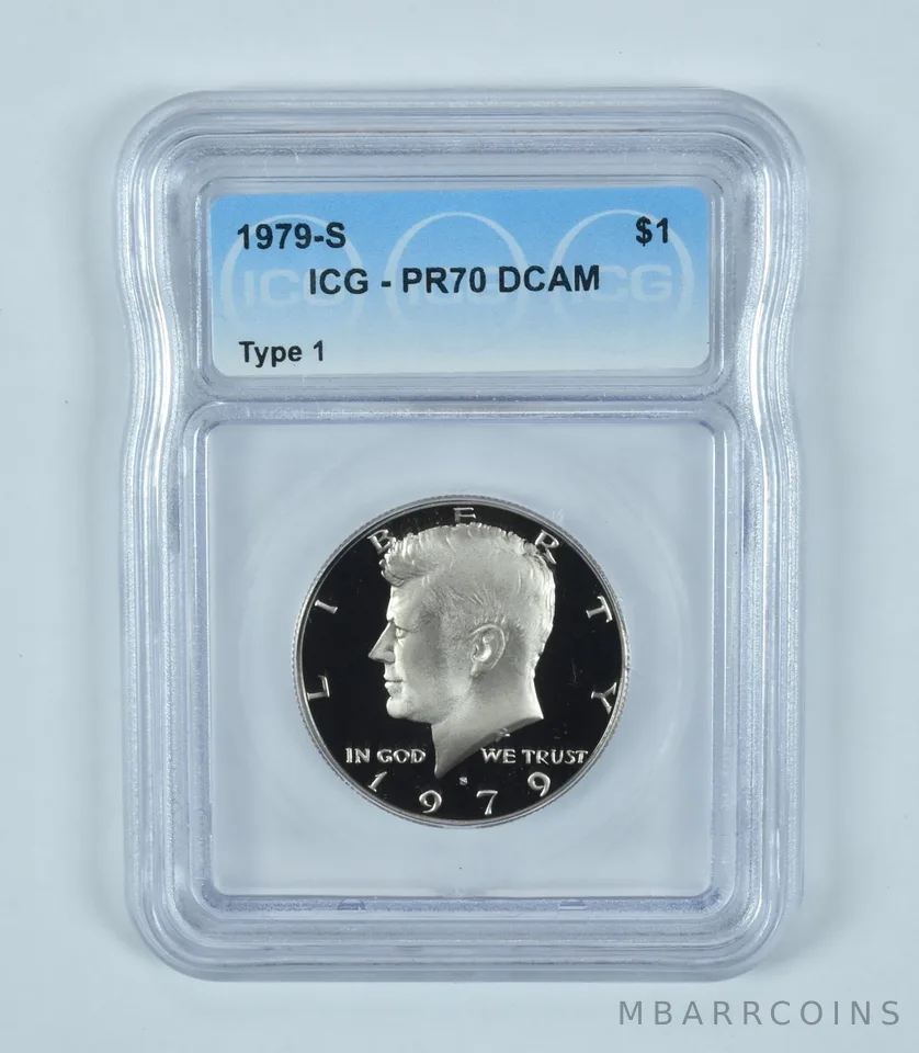 1979-S Kennedy Half Dollar Type 1 PR70 DCAM ICG