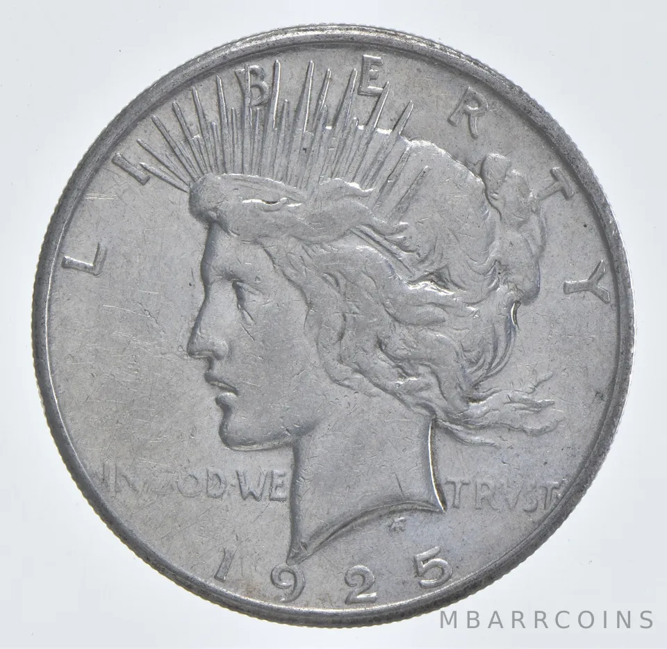 Better - 1925-S Peace Silver Dollar - 90% US Coin *625