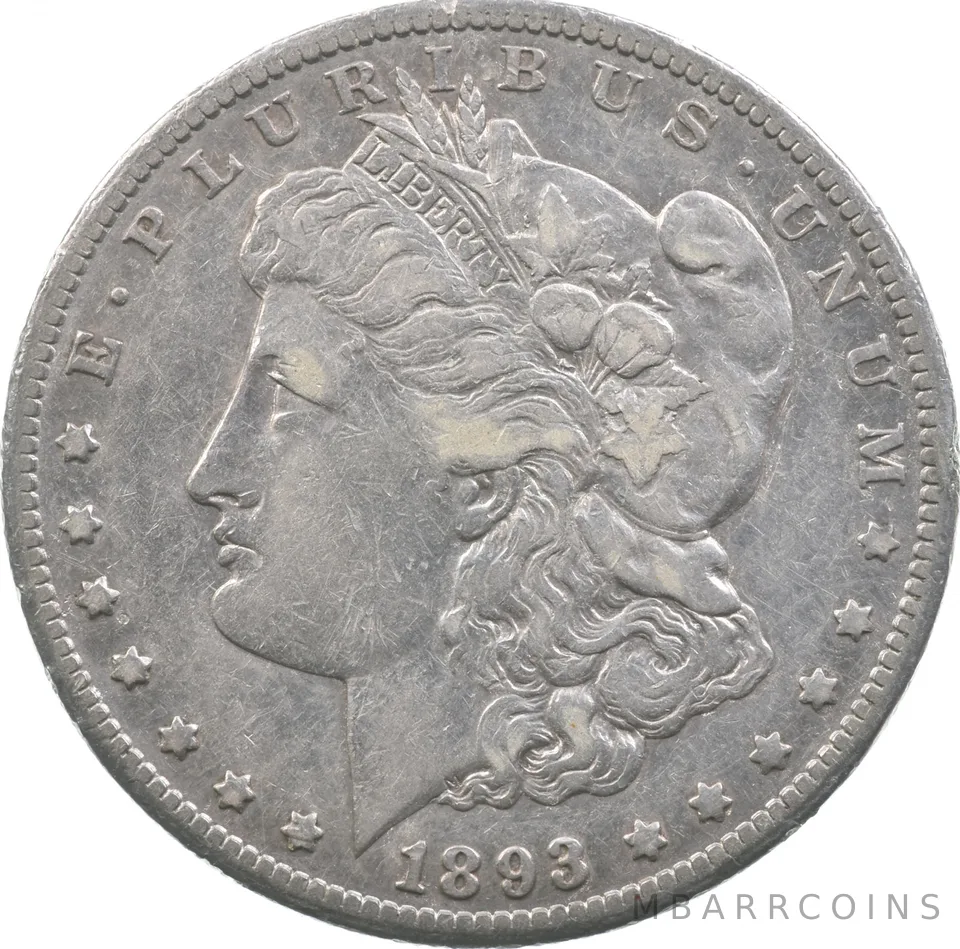 1893-CC Morgan Silver Dollar *8215
