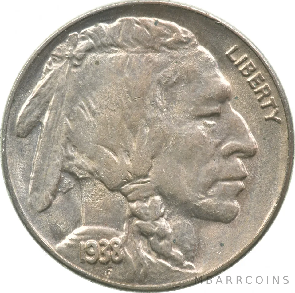 1938-D Indian Head Buffalo Nickel a3217
