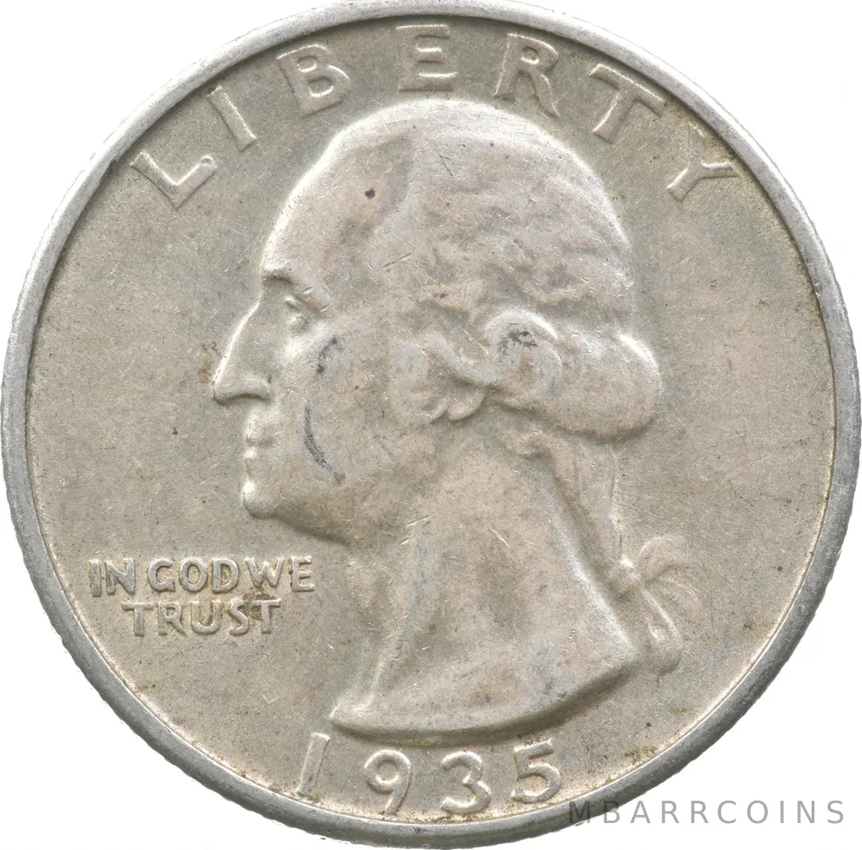 1935-S Washington Quarter a9275