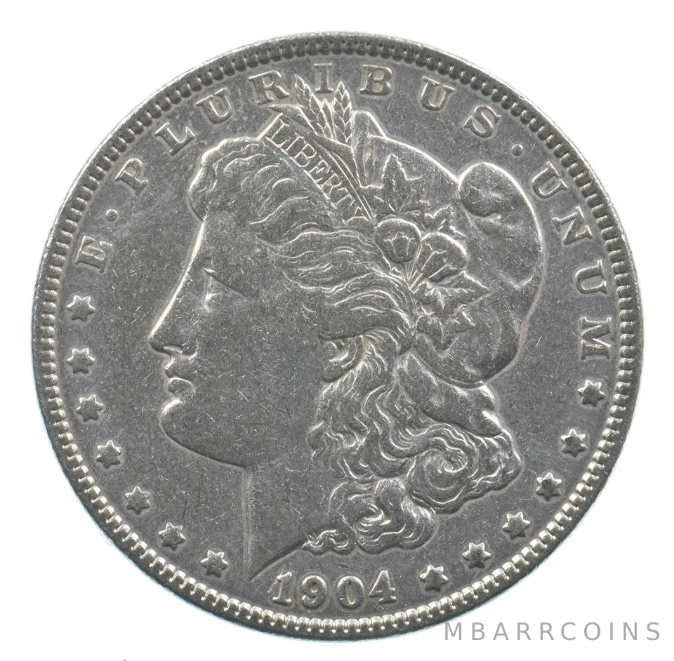 Early - 1904 Morgan Silver Dollar - 90% US Coin *619