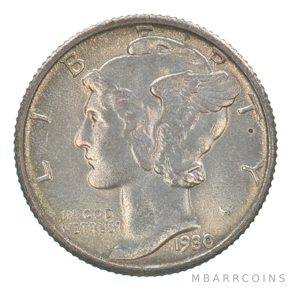 1930 Mercury Dime Beautiful Tone *4150