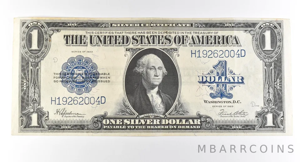 1923 $1 Silver Certificate Large Note Blue Seal *2967