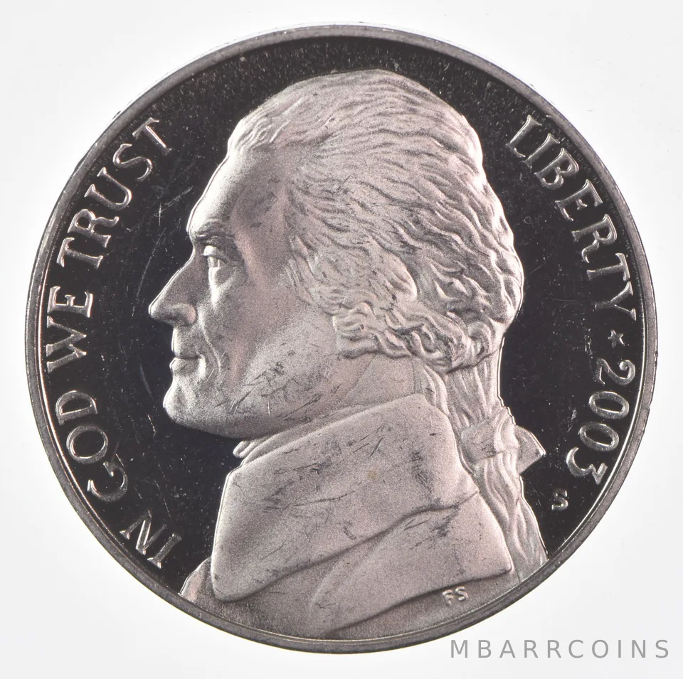 2003-S Jefferson Nickel Proof