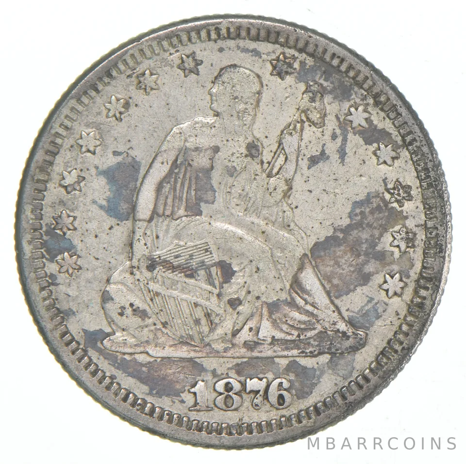 1876 Seated Liberty Quarter *6042