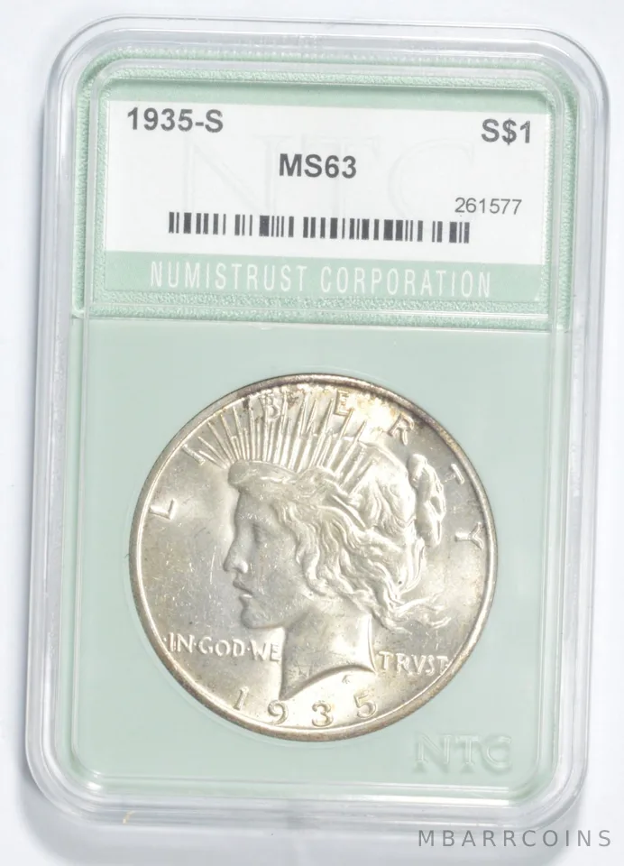 1935-S Peace Silver Dollar *2830