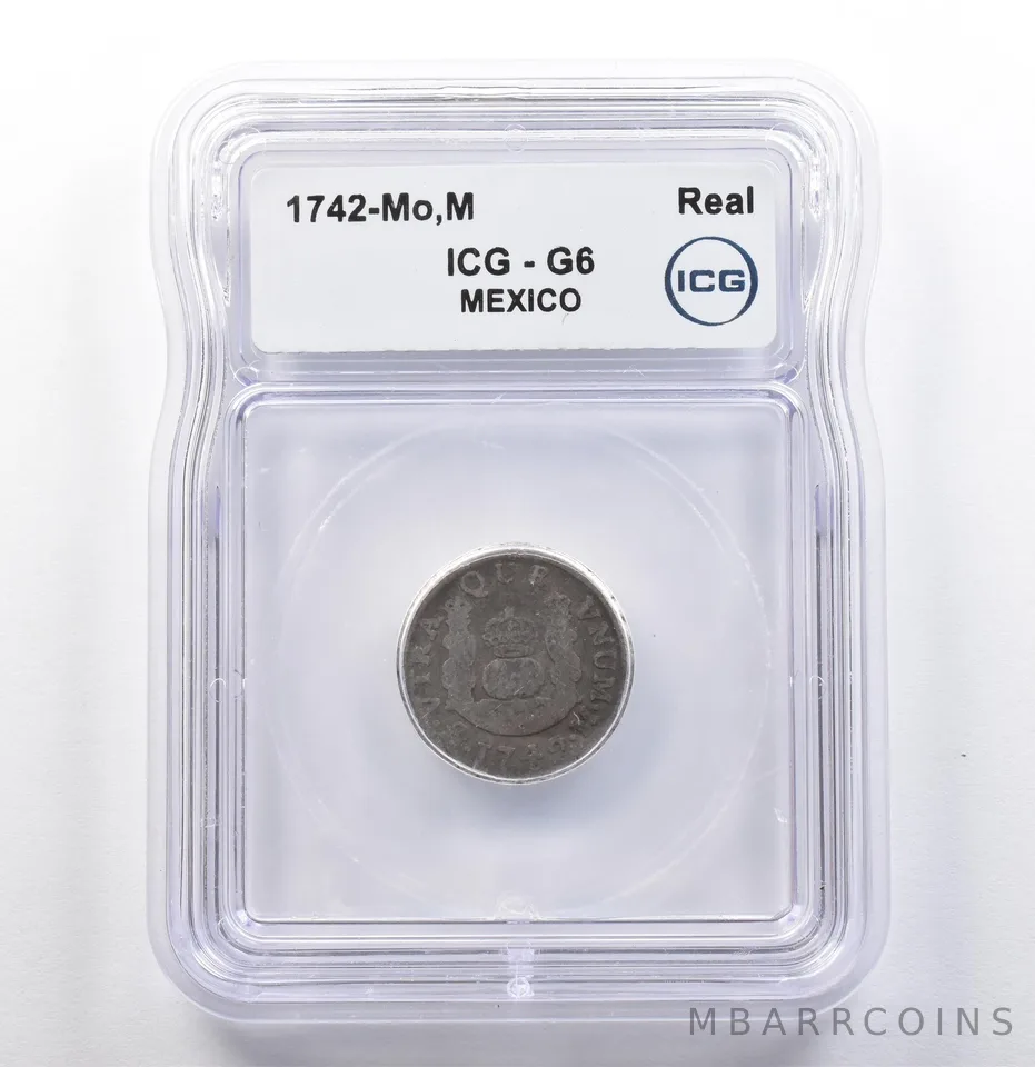 1742 Mo M Mexico Real G6 ICG a9881