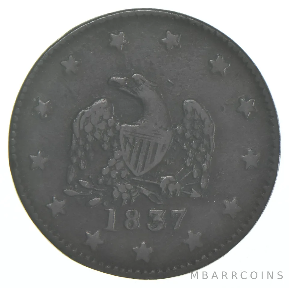 1837 H. Crossman New York Civil War Token HT-244 Low-113 a6057