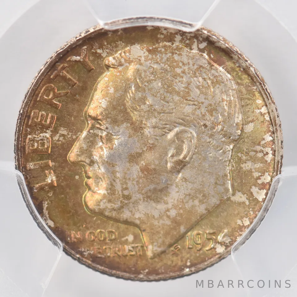 1954-D Roosevelt Dime MS65 PCGS Beautiful Tone *0769