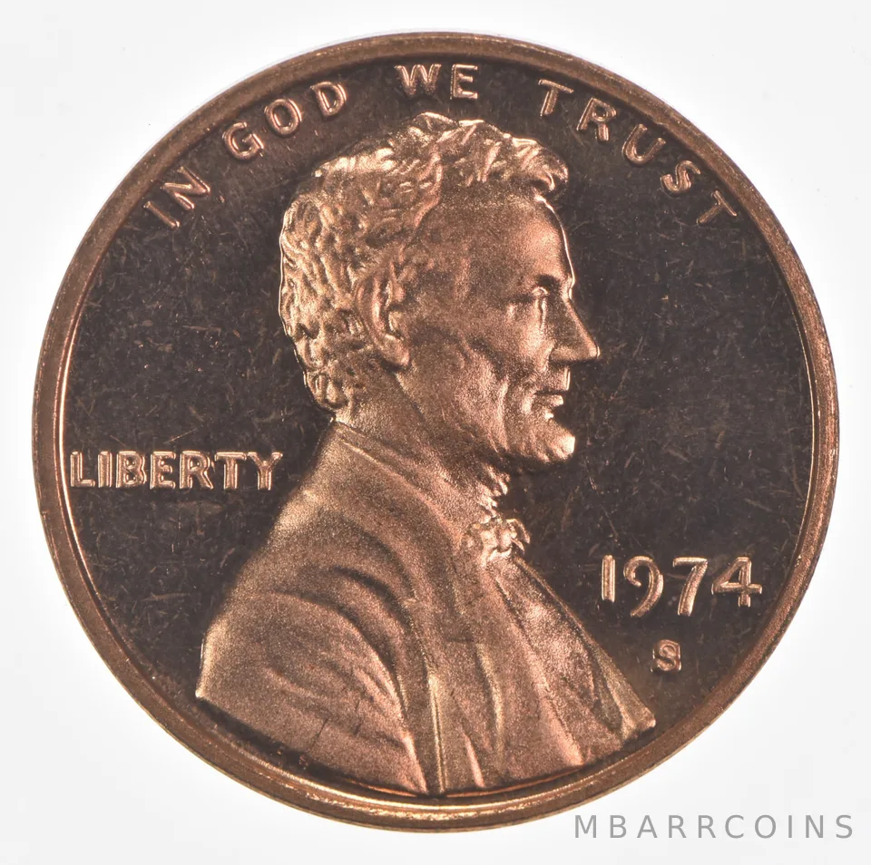 1974-S Lincoln Memorial Cent Proof