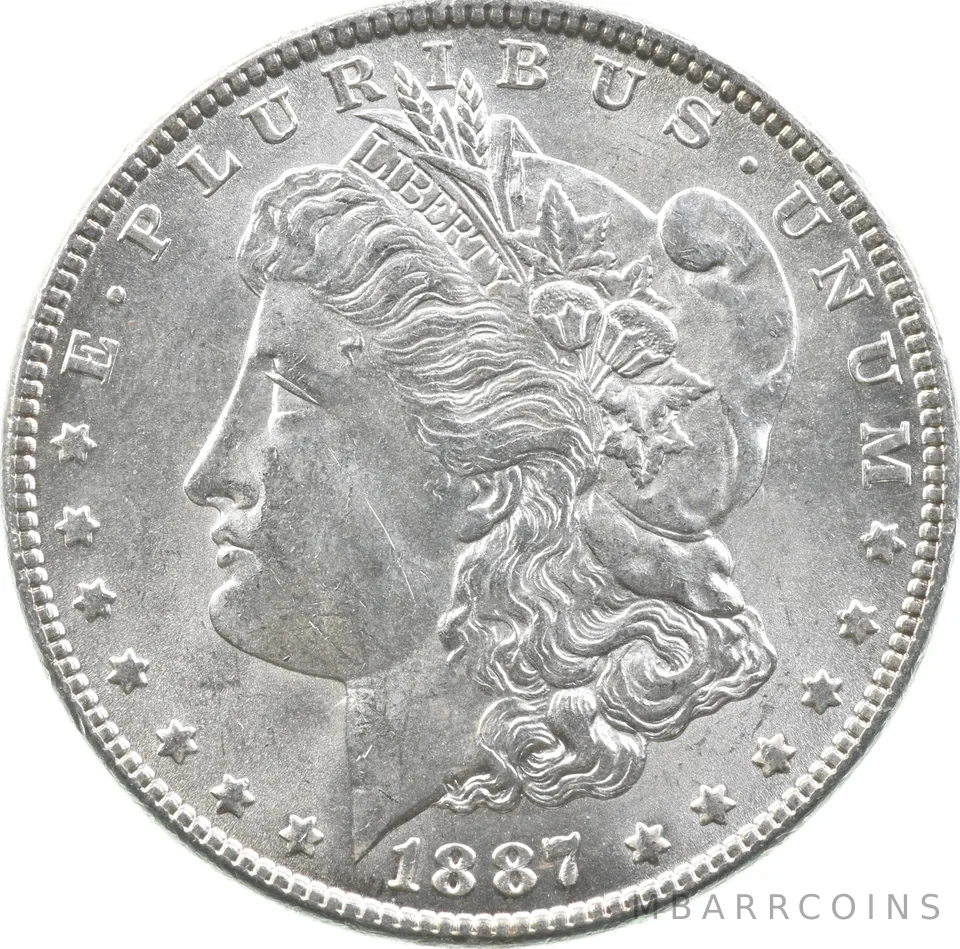 1887 Morgan Silver Dollar Vam 12 Alligator Eye DDO Top 100 *5127