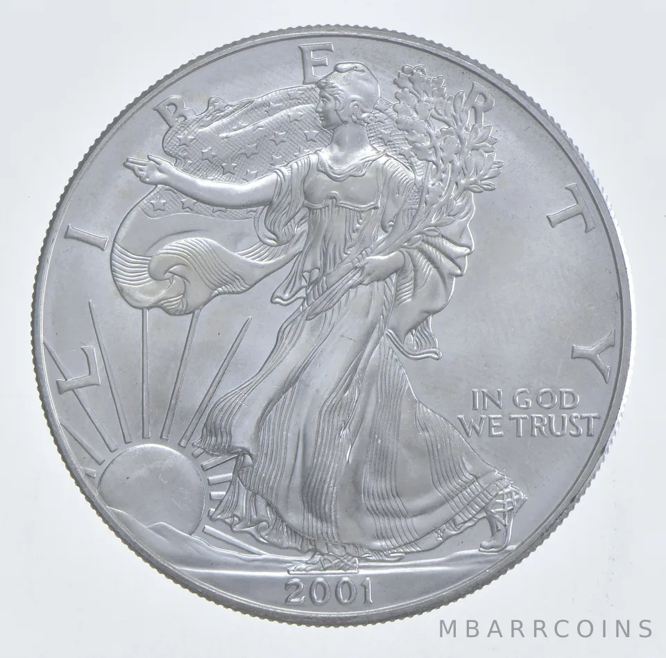 Better Date 2001 American Silver Eagle 1 Troy Oz .999 Fine Silver *207