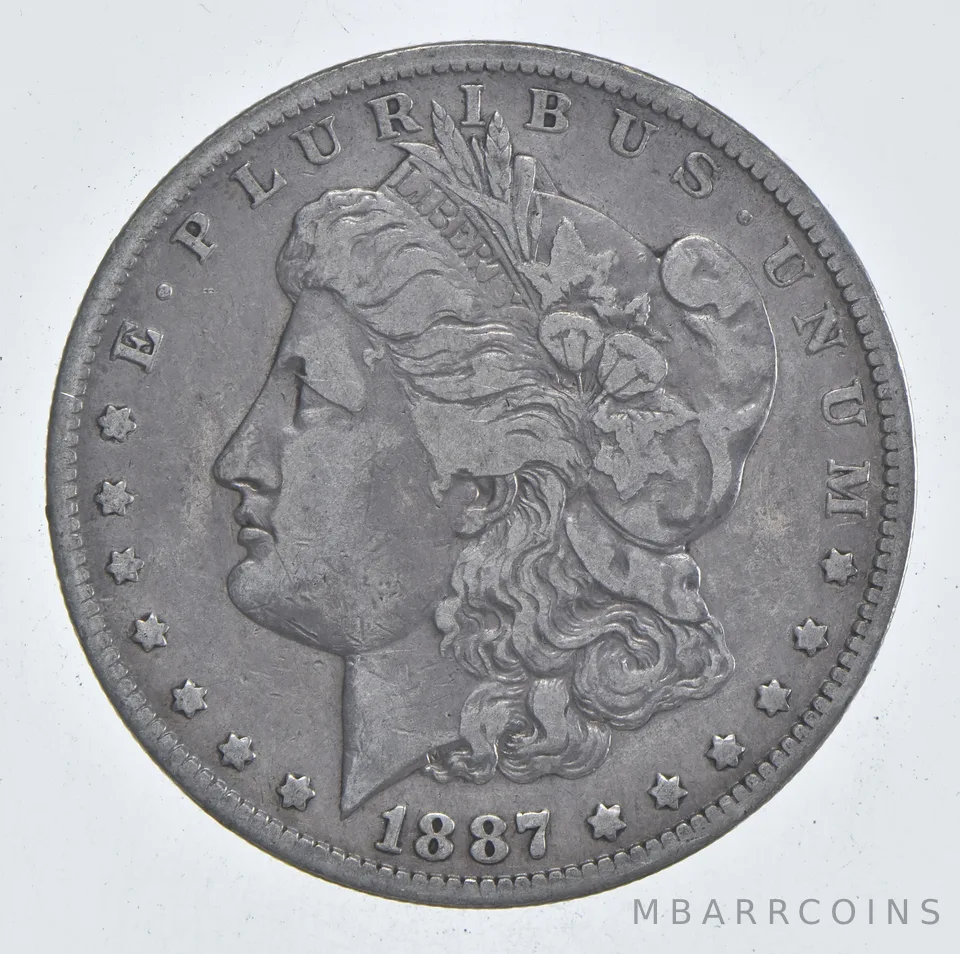 Early - 1887-O Morgan Silver Dollar - 90% US Coin *883