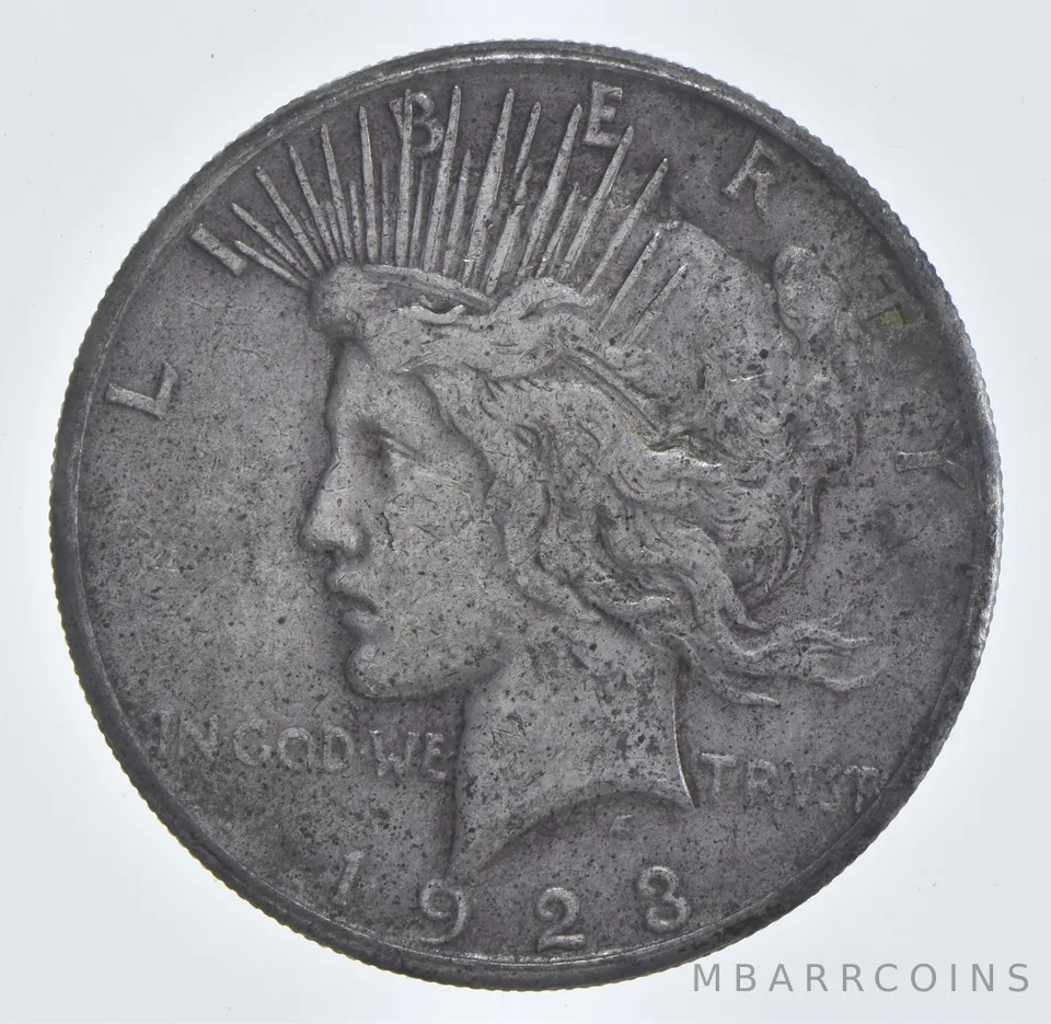 Better - 1923-S Peace Silver Dollar - 90% US Coin *636