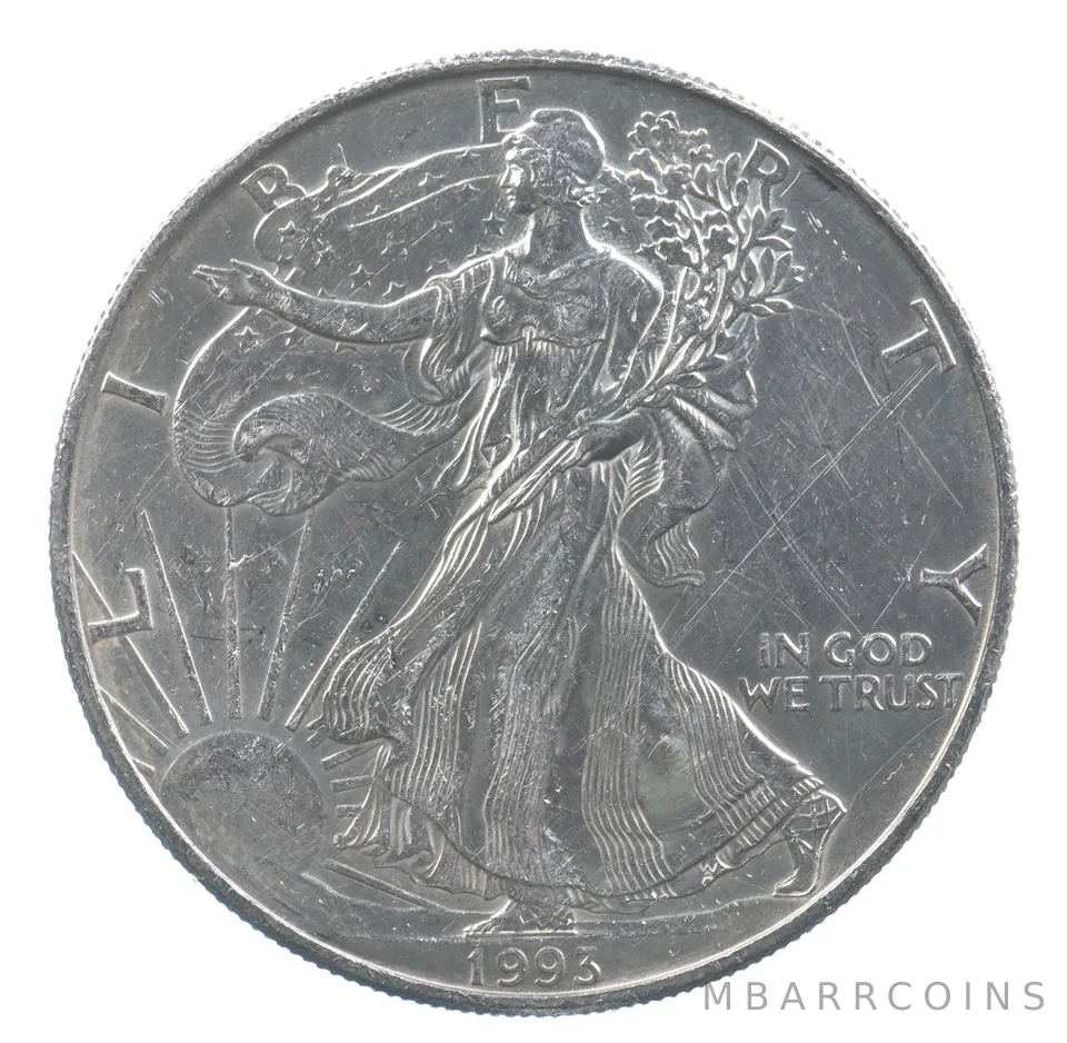 Better Date 1993 American Silver Eagle 1 Troy Oz .999 Fine Silver *811