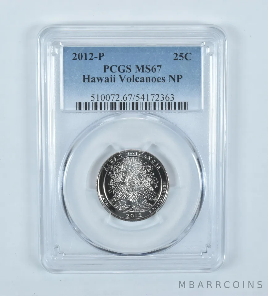 2012-P Washington Quarter ATB Hawaii Volcanoes MS67 PCGS