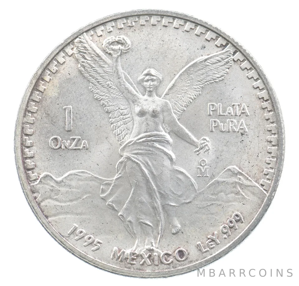 1995 Mo Mexico 1 Onza Silver Libertad *6687