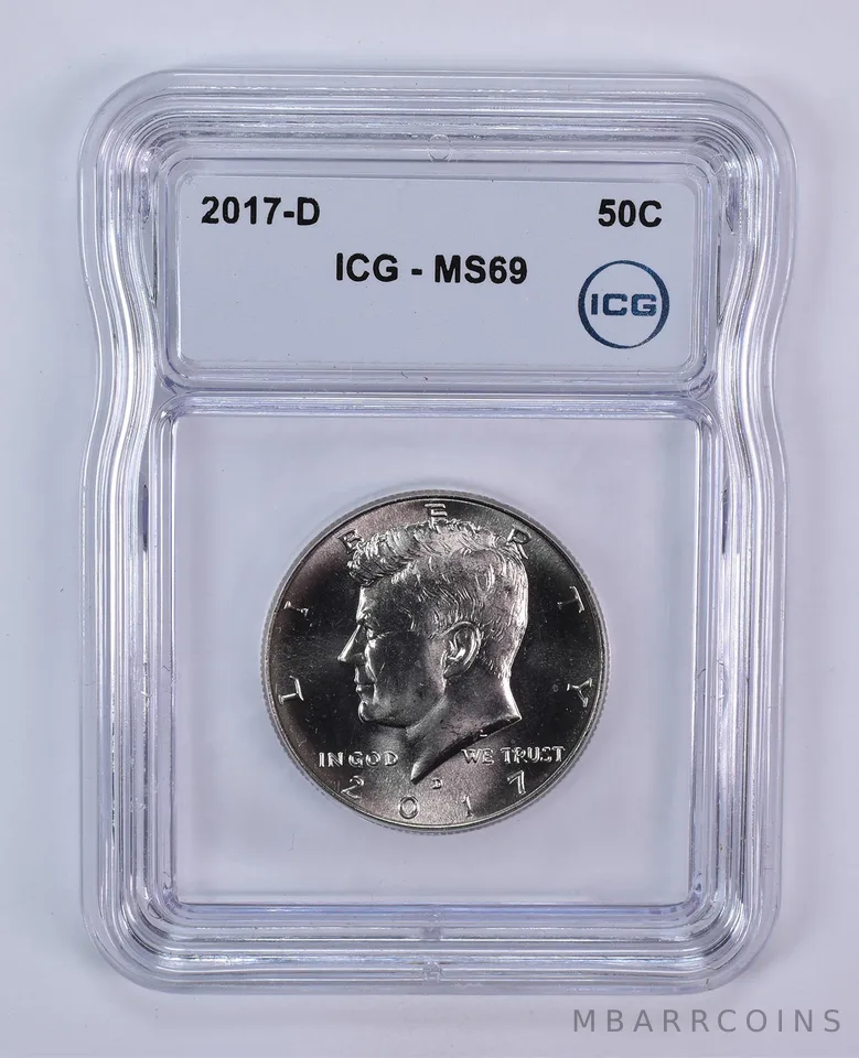 2017-D Kennedy Half Dollar MS69 ICG