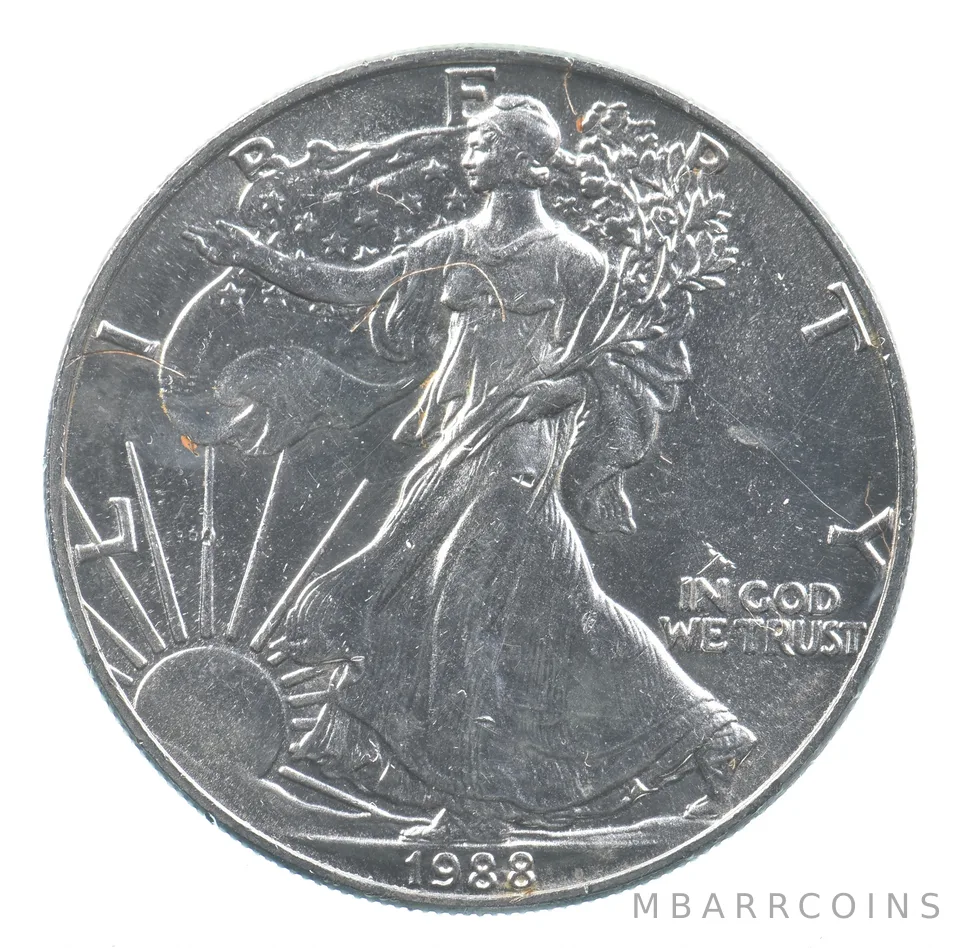 Better Date 1988 American Silver Eagle 1 Troy Oz .999 Fine Silver *745