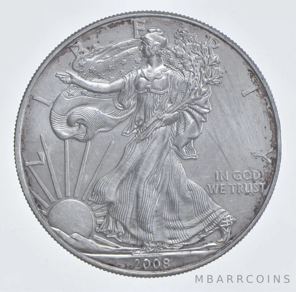 Better Date 2008 American Silver Eagle 1 Troy Oz .999 Fine Silver *445
