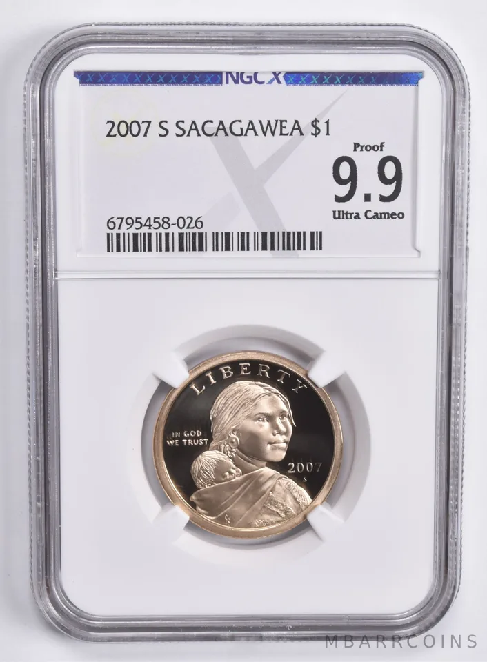 2007-S Sacagawea $1 Proof 9.9 UCAM NGC X NGCX
