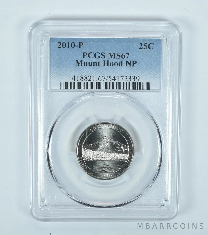 2010-P Washington Quarter ATB Mount Hood MS67 PCGS