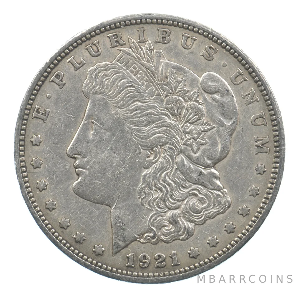 Early - 1921-D Morgan Silver Dollar - 90% US Coin *412