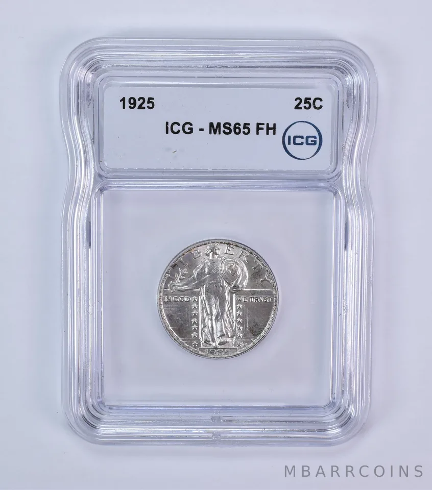 1925 Standing Liberty Quarter MS65 FH ICG *7936