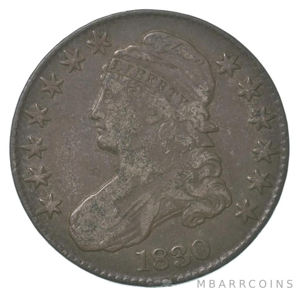 1830 Capped Bust Half Dollar *6408