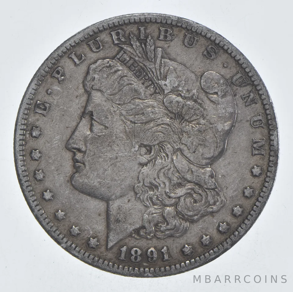 Early - 1891-O Morgan Silver Dollar - 90% US Coin *943