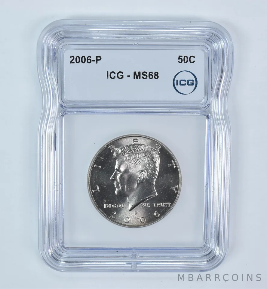2006-P Kennedy Half Dollar MS68 ICG