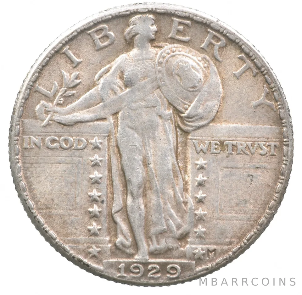 1929 Standing Liberty Quarter a7362