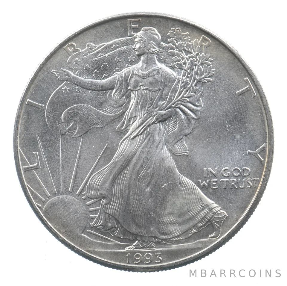 Better Date 1993 American Silver Eagle 1 Troy Oz .999 Fine Silver *603