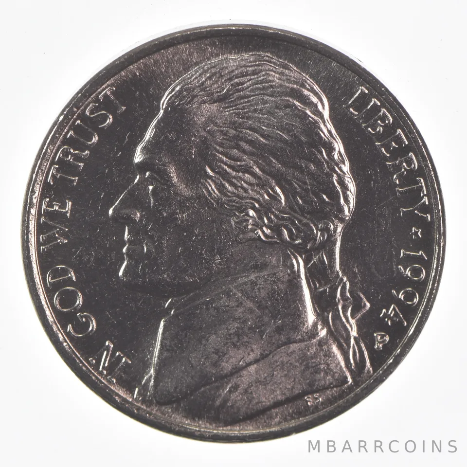 1994-P Jefferson Nickel Unc