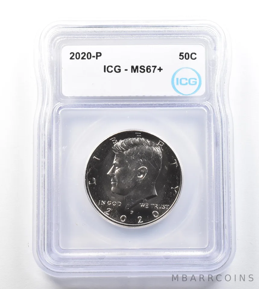 2020-P Kennedy Half Dollar MS67+ ICG a1873