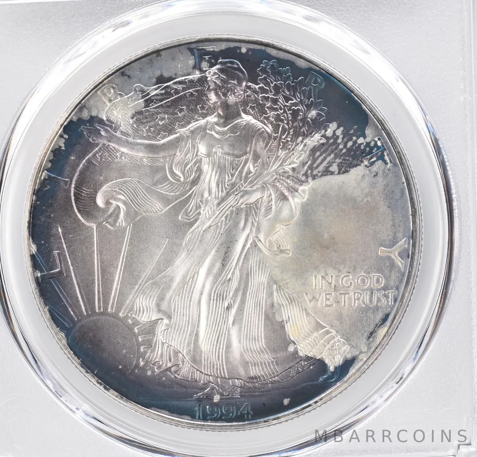 1994 American Silver Eagle MS68 PCGS Beautiful Tone *1274